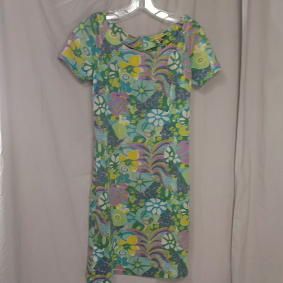 Sixties Vintage Flower Power Ban Lon Dress Wilroy - Picture 8 of 8